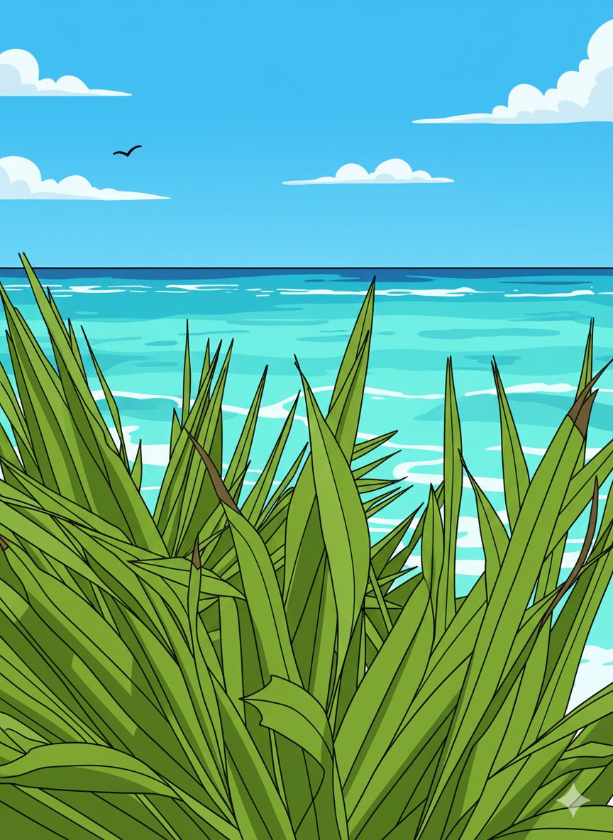 Sea and Reeds Greeting Card - Printable Digital Download - WyldeHavenCo